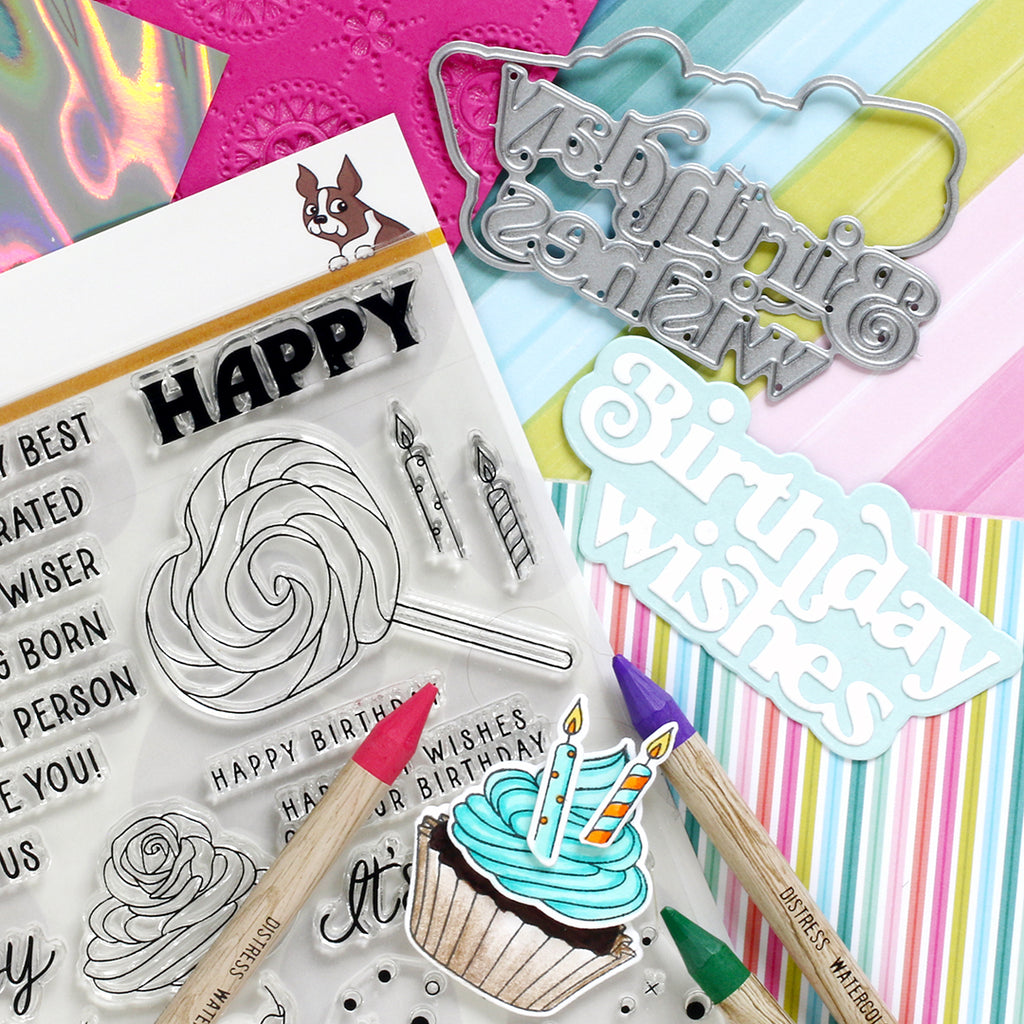 Simon Says Stamp Card Kit of the Month June 2024 Sweet Birthday ck0624