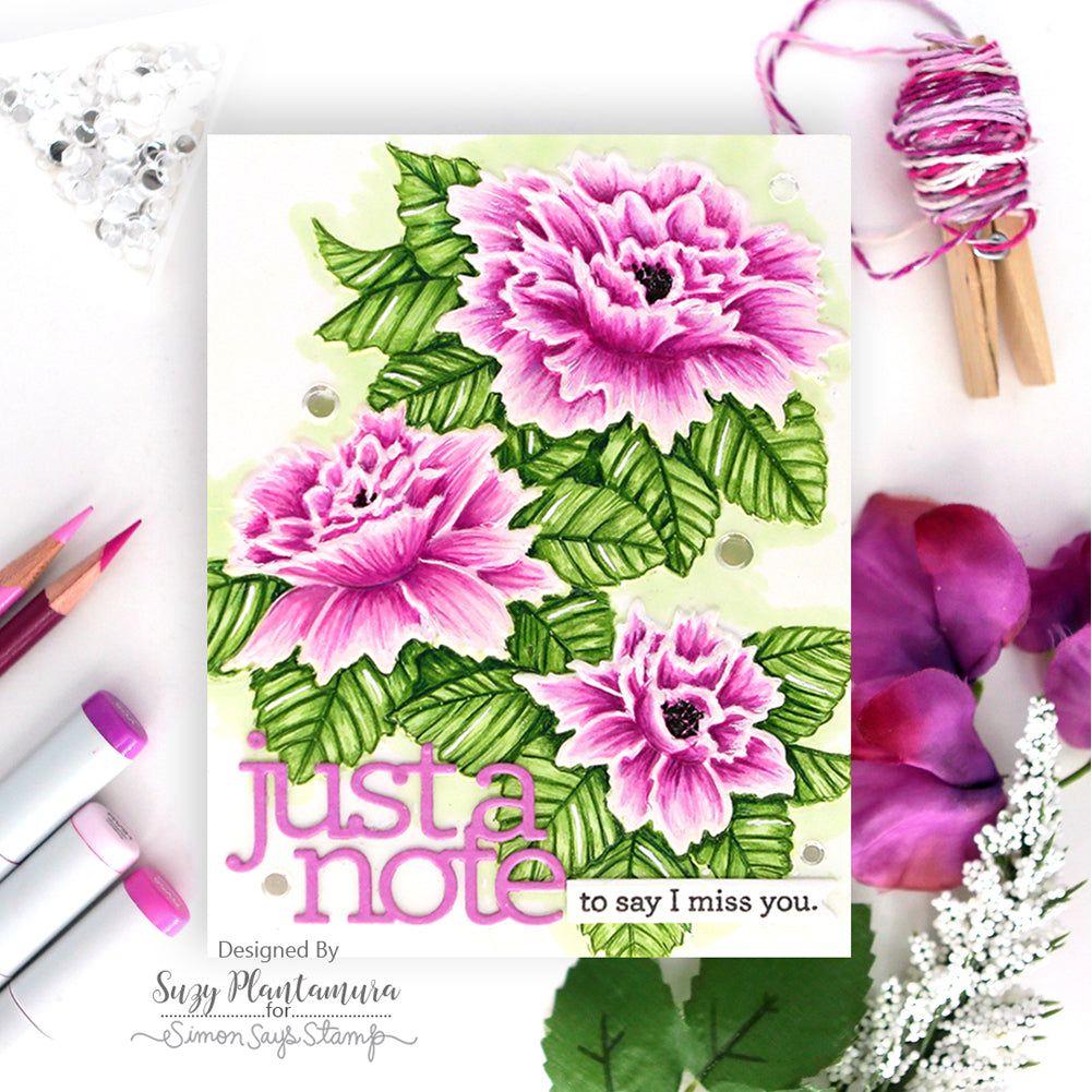 CZ Design Just a Note 2 Wafer Dies czd234c Celebrate Just a Note Card | color-code:ALT05