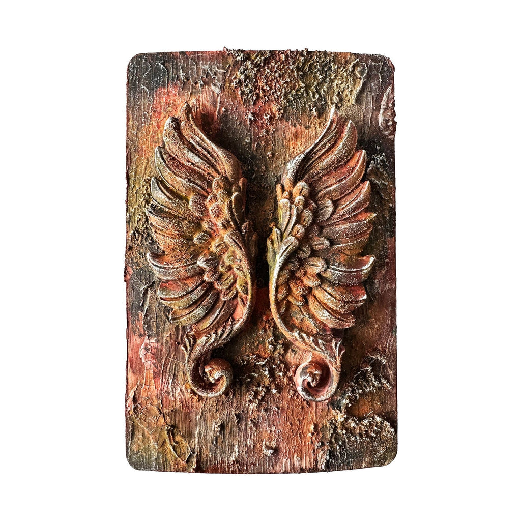 Stamperia Stone Clay Set k3p71 rusty wings