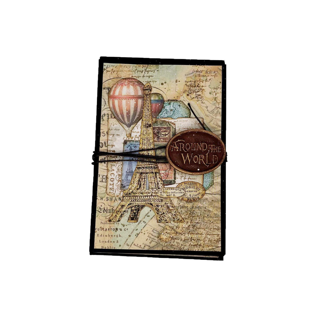 Stamperia Around The World Train Soft Mold A5 k3pta5652 journal