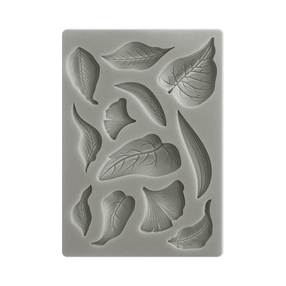 Stamperia Sunflower Art Leaves Silicone Mold A6 kacm10