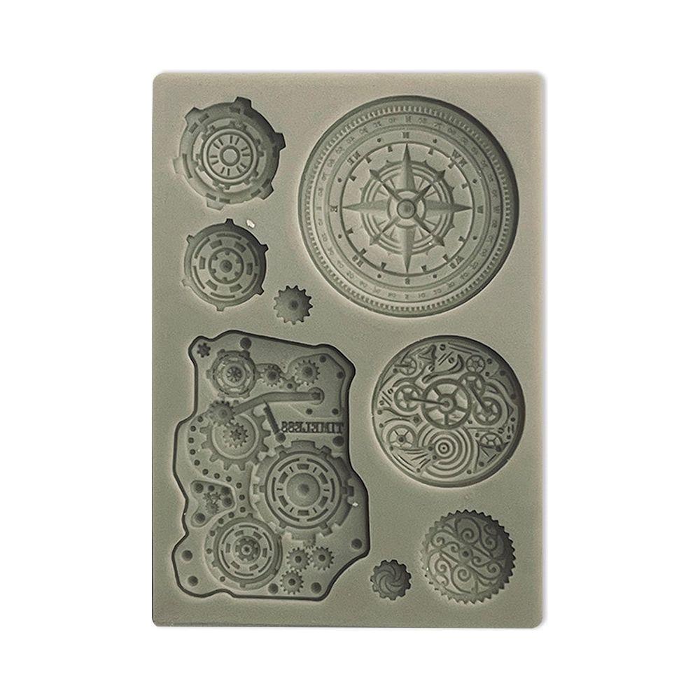 Stamperia Around The World Mechanisms Silicone Mold A6 kacm13