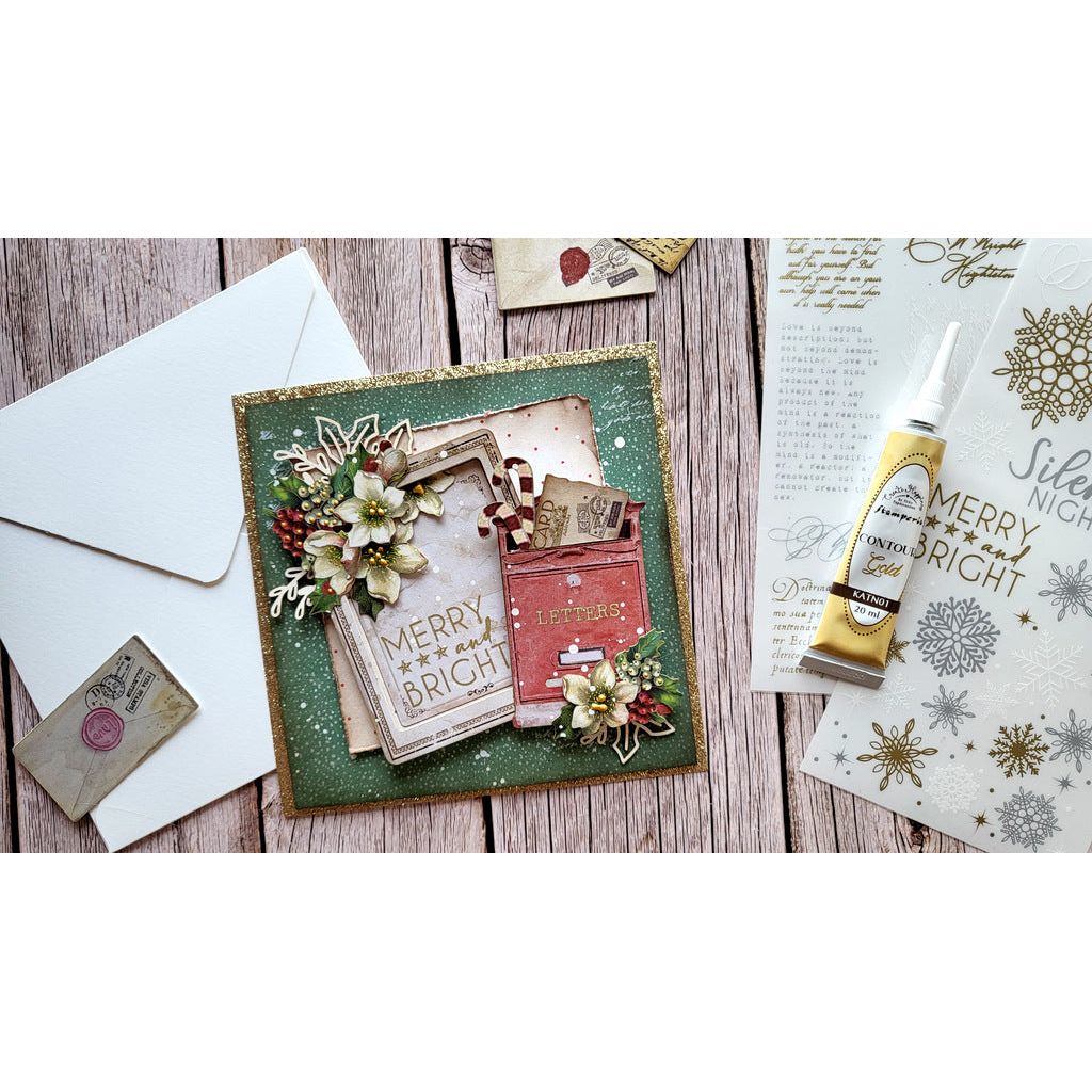 Stamperia Create Happiness Christmas Collection Embossing Powder - Sparkling Antique Gold [WY02]