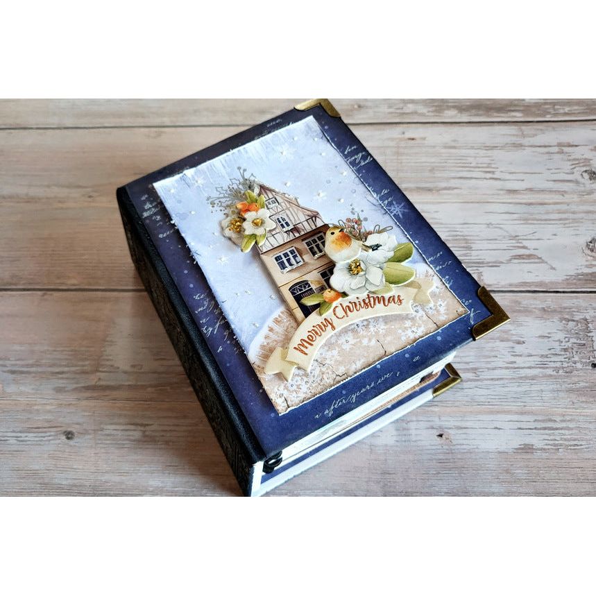 Stamperia Create Happiness White Paper A6 Journal Organizer kc90a6 christmas