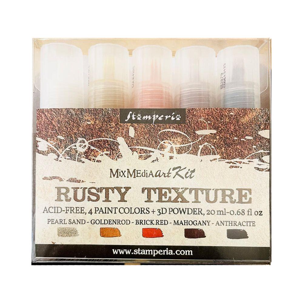 Stamperia Rusty Texture Kit ke56