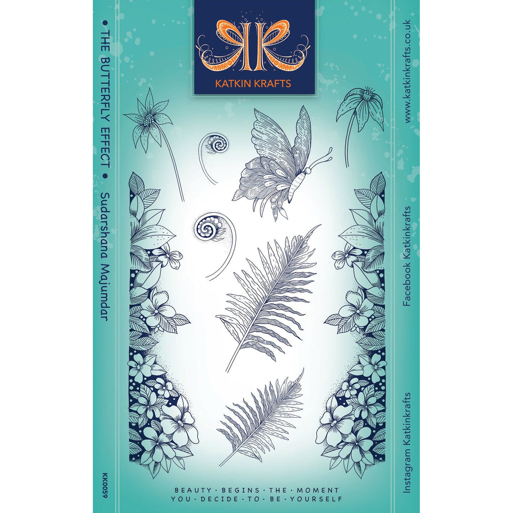 Katkin Krafts The Butterfly Effect Clear Stamps kk0059