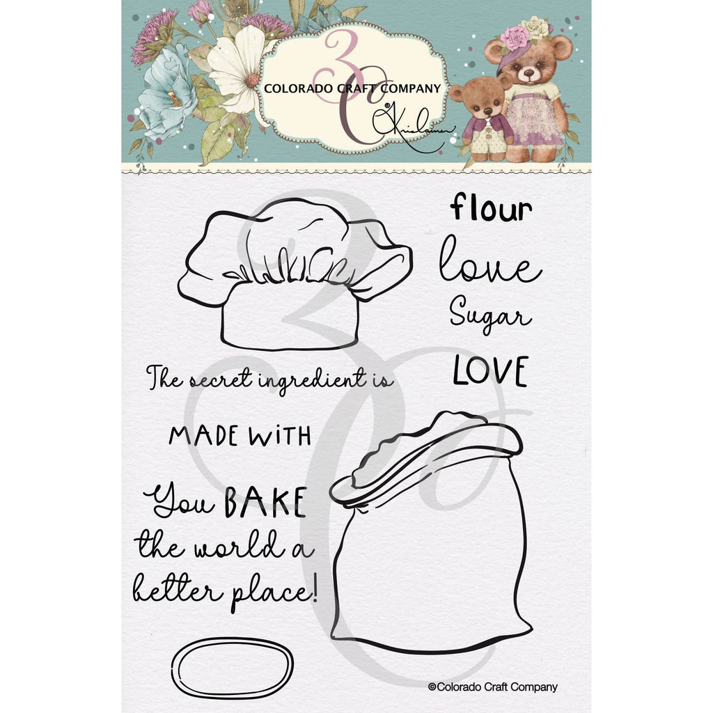 Colorado Craft Company Kris Lauren Secret Ingredient Clear Stamps kl992