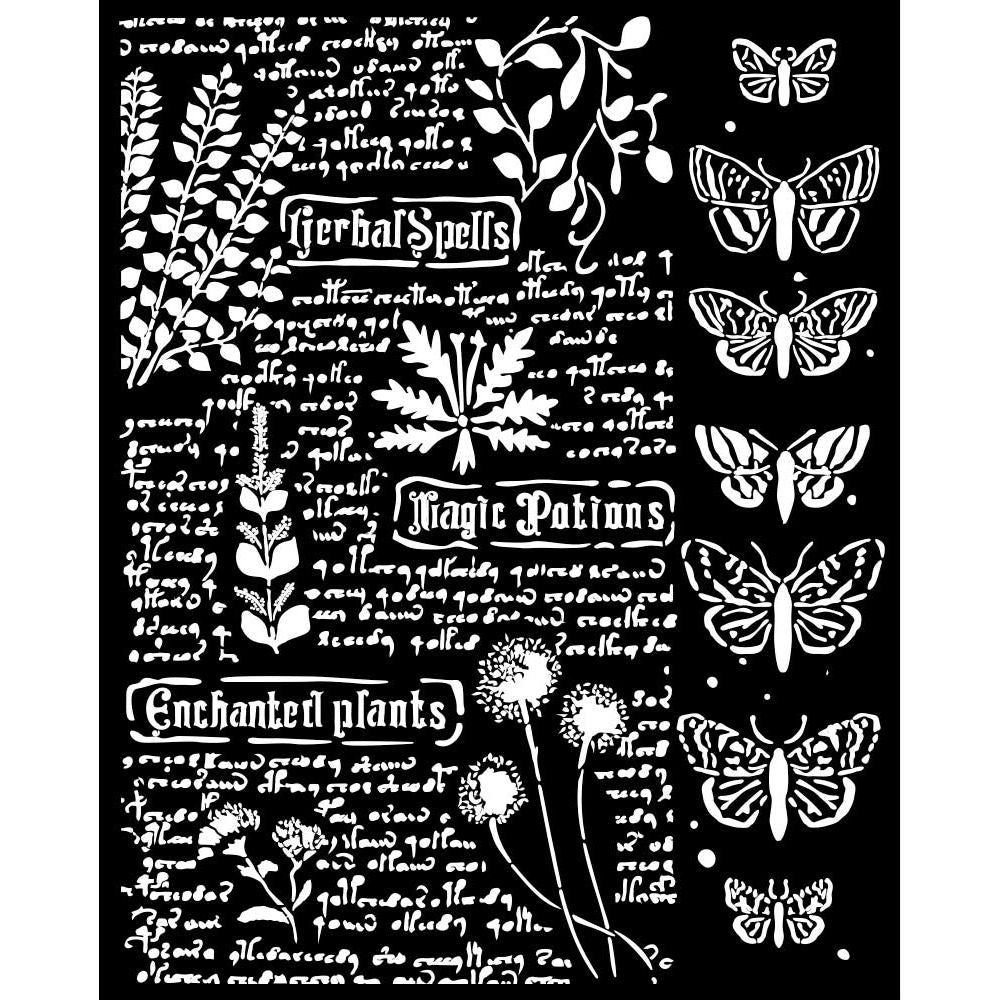 Stamperia Fortune Botanic Stencil kstd164