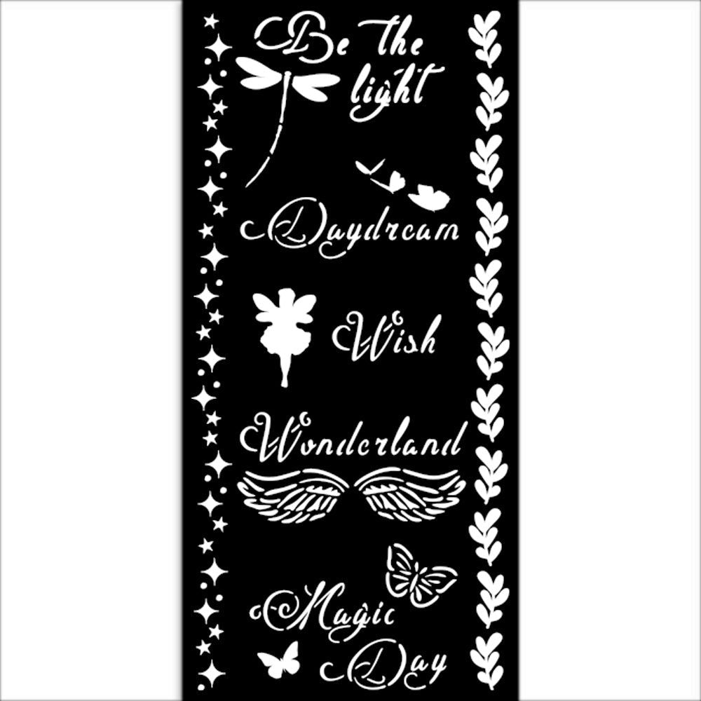 Stamperia Wonderland Magic Day Stencil kstdl96