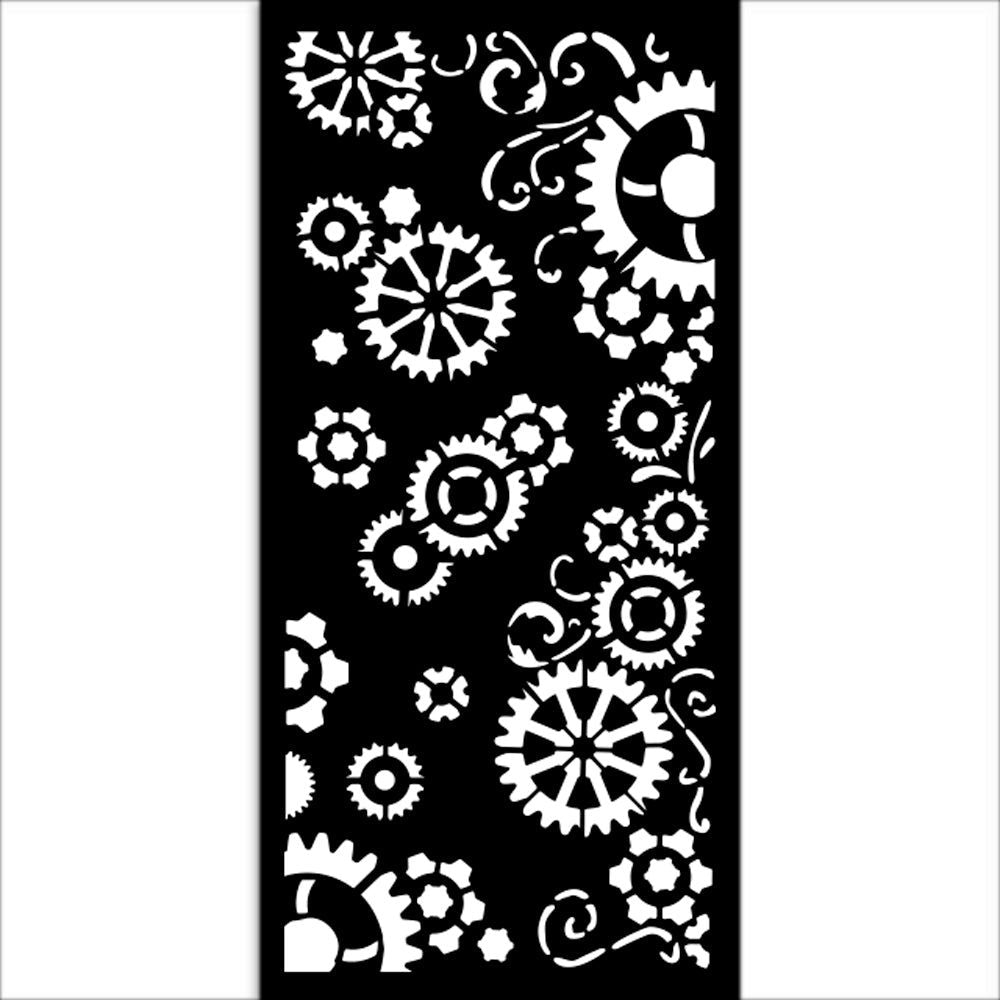 Stamperia Gear Up For Christmas Stamperia Gears Stencil kstdl98