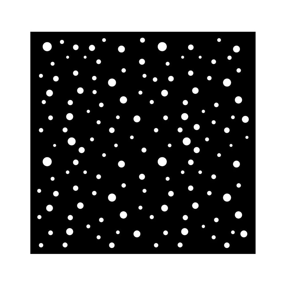 Stamperia Classic Christmas Dots Pattern Stencil kstdq111