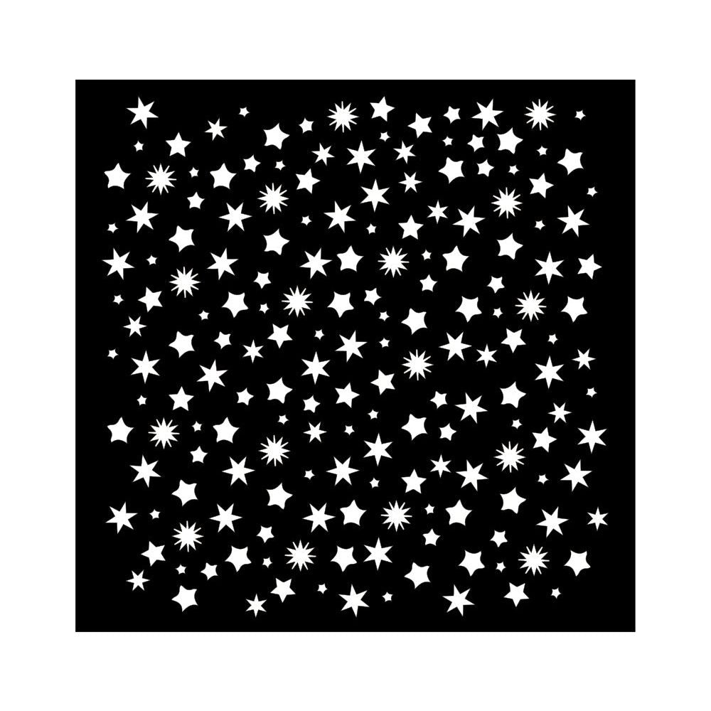 Stamperia Classic Christmas Stars Pattern Stencil kstdq112