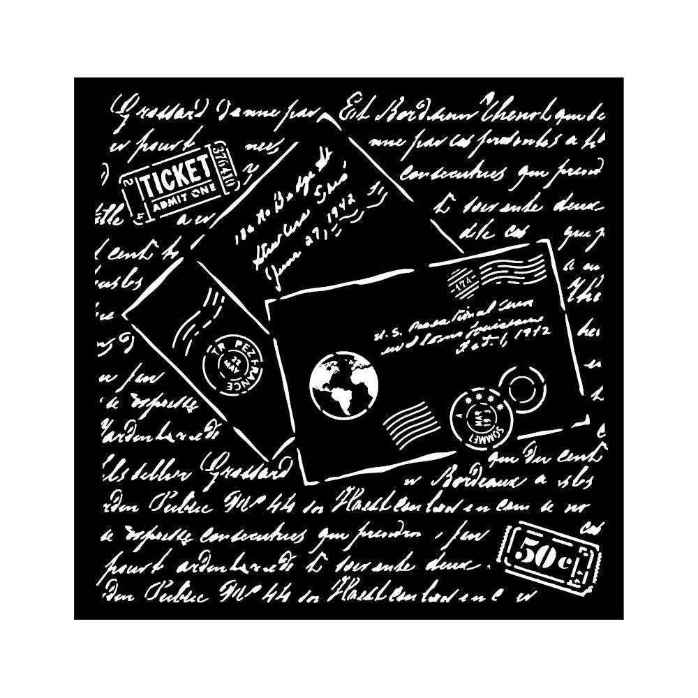 Stamperia Around The World Letters Stencil kstdq83