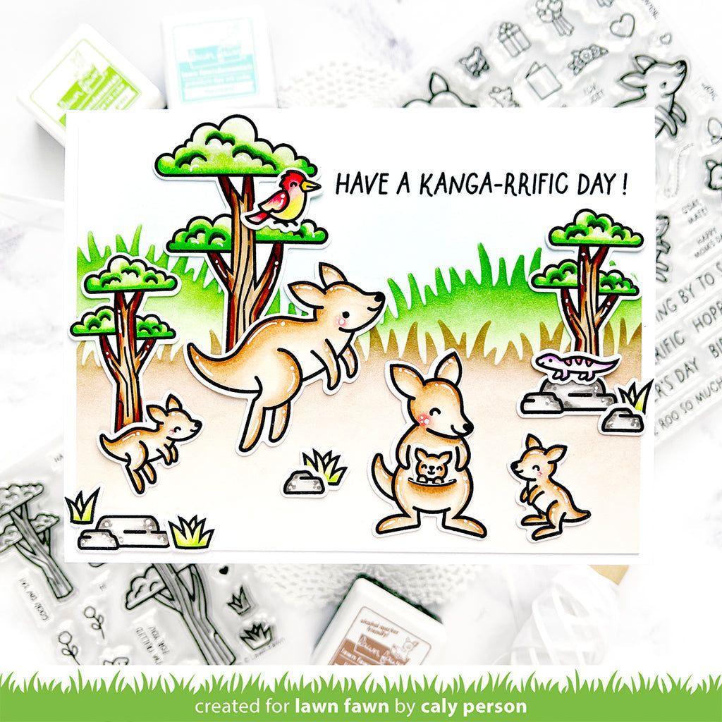 Lawn Fawn Kanga-rrific Add-On Clear Stamps lf3346 kanga-rrific | color-code:alt1