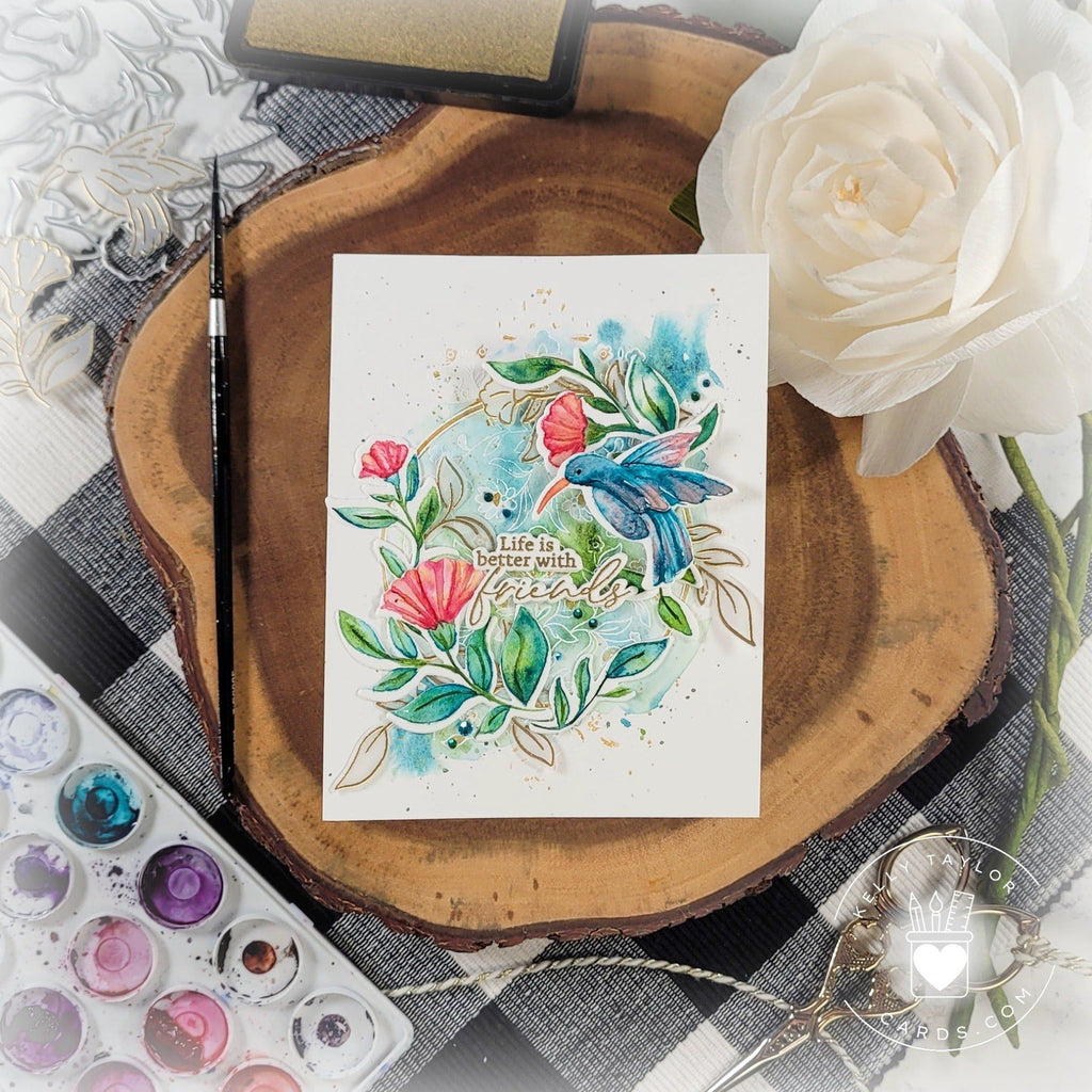 Pinkfresh Studio Pure Joy Bundle Romantic Watercolor Card | color-code:ALT02