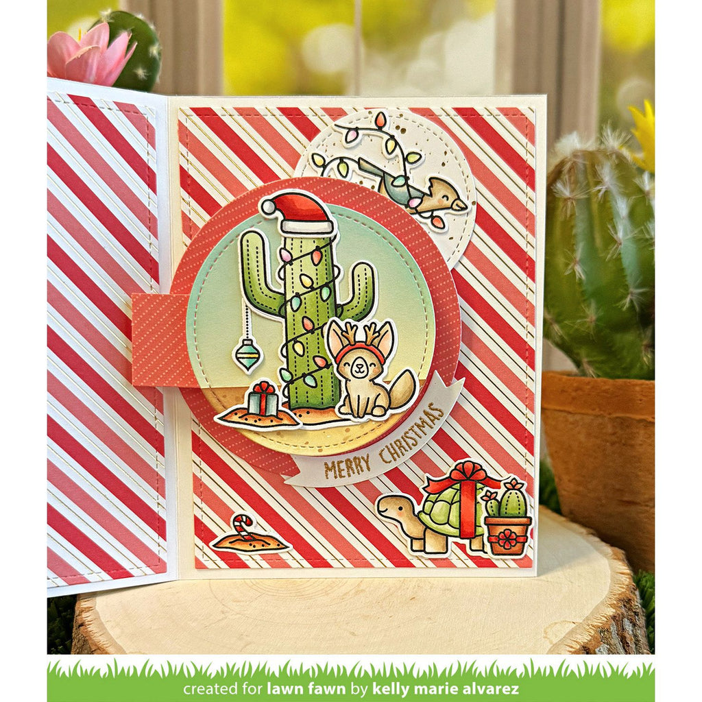 Lawn Fawn Christmas in the Desert STAMPtember Exclusive Stamps Dies and Stencils Set | color-code:ALT02