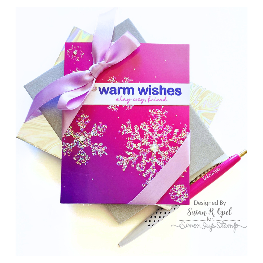 Simon Says Stamp Card Kit of the Month December 2024 Warmest Wishes ck1224 Winter Card