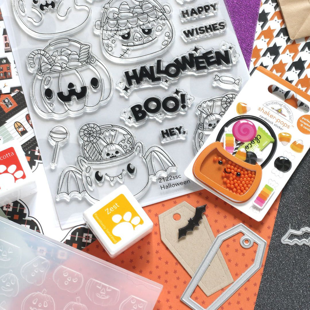 Limited Edition Simon Says Stamp Card Kit Halloween Treats htck24