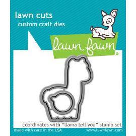 Lawn Fawn Llama Tell You Die Cuts lf1679