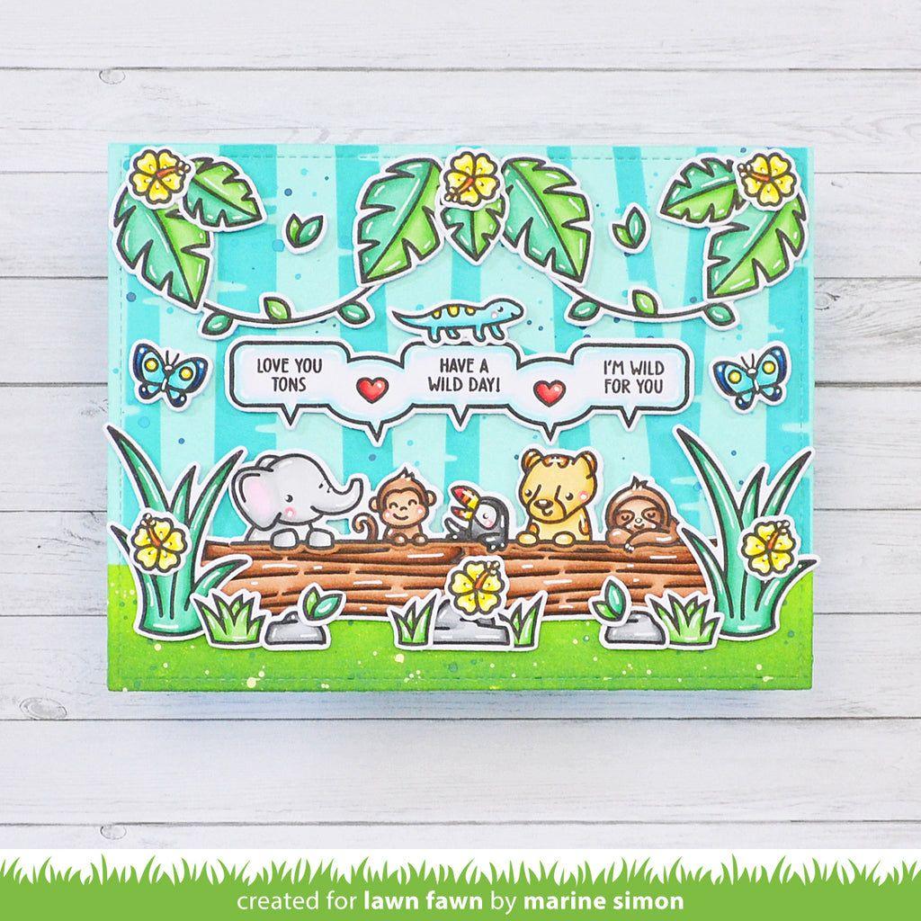 Lawn Fawn Simply Celebrate More Critters Clear Stamps lf3164 wild day