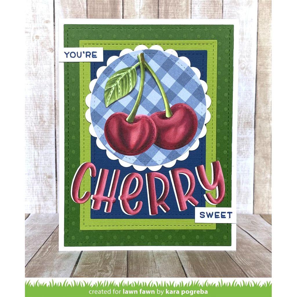 Lawn Fawn Cheery Cherries Dies lf3179 cherry sweet | color-code:alt1