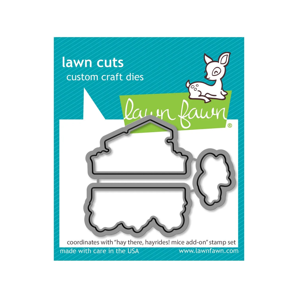 Lawn Fawn Hay There, Hayrides! Mice Add-On Dies lf3216