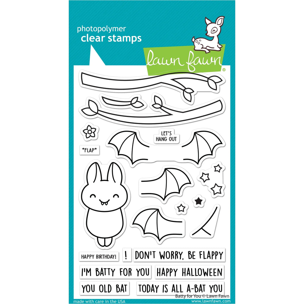 Lawn Fawn Batty for You Clear Stamps lf3217