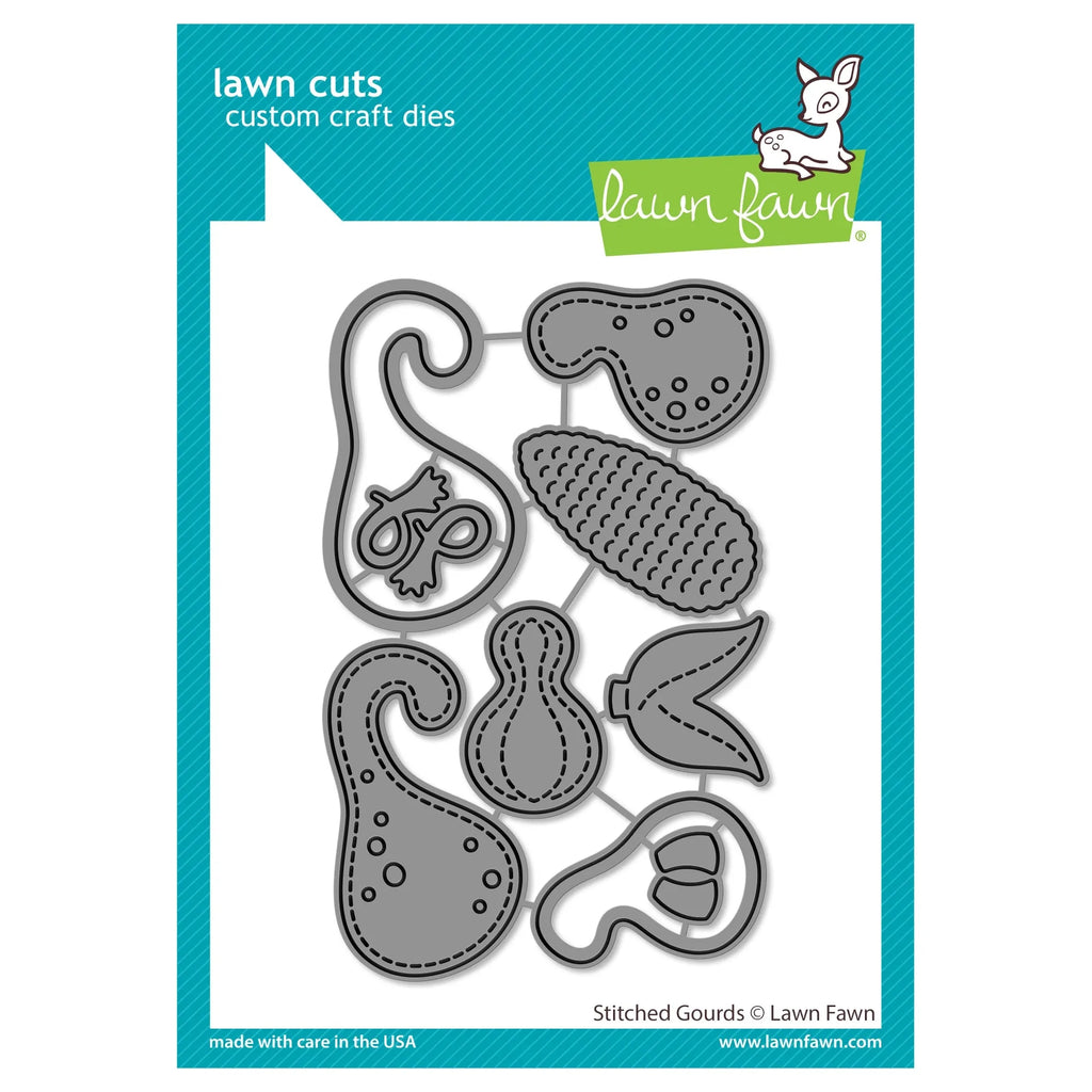 Lawn Fawn Stitched Gourds Dies lf3246