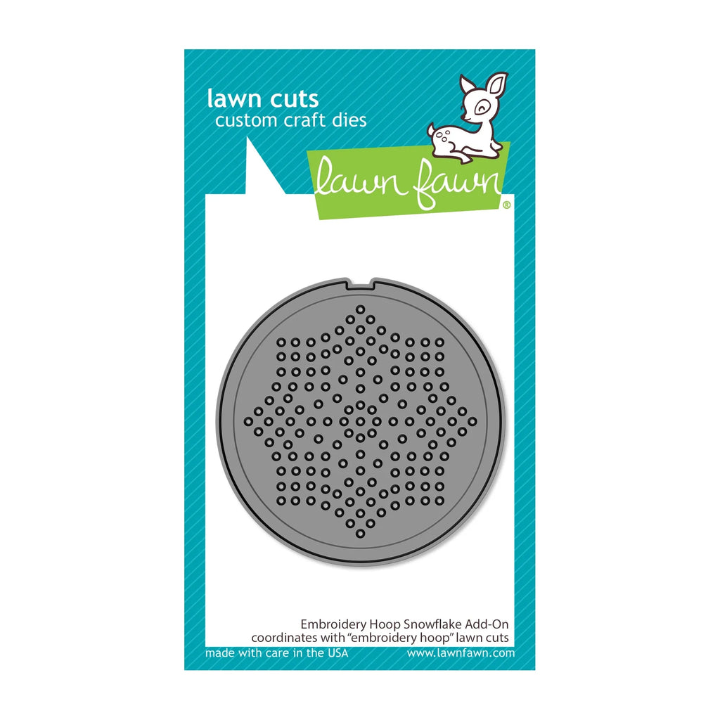 Lawn Fawn Embroidery Hoop Snowflake Add-on Die lf3260