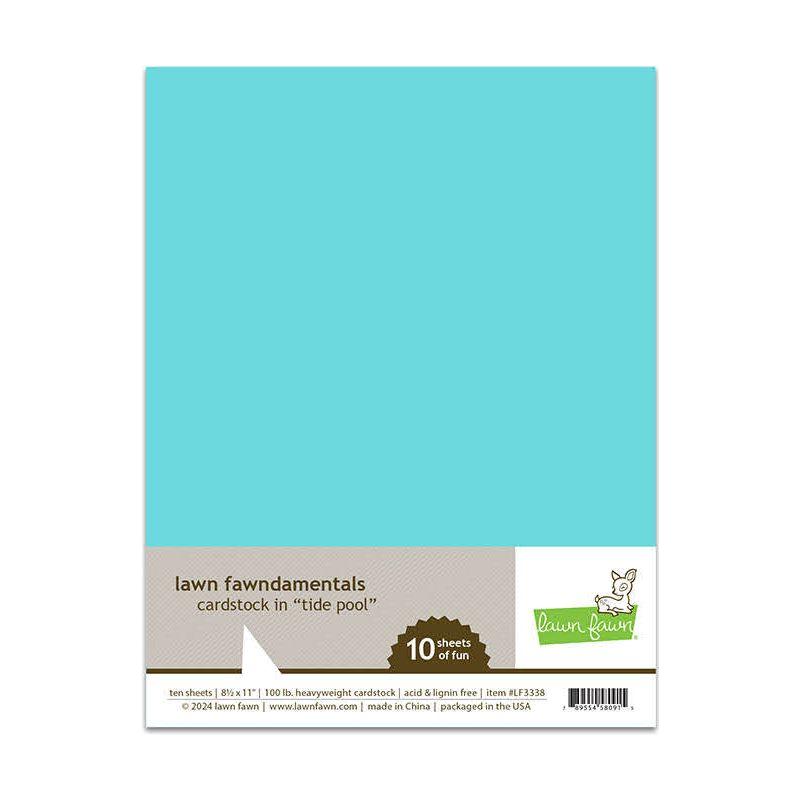 Lawn Fawn Tide Pool 8.5 x 11 Inch Cardstock lf3338