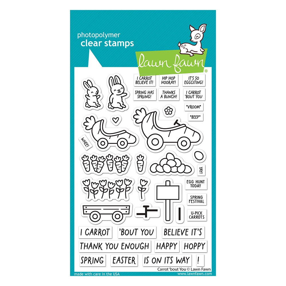 Lawn Fawn Carrot 'bout You Clear Stamps lf3349