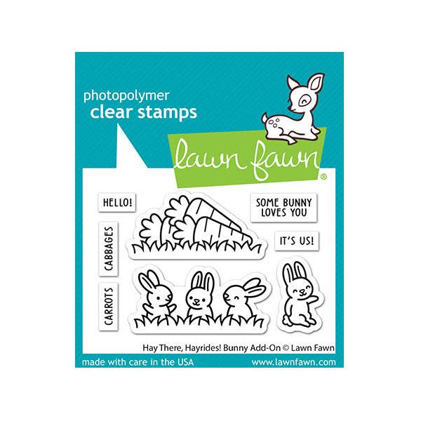 Lawn Fawn Hay There, Hayrides! Bunny Add-On Clear Stamps lf3357