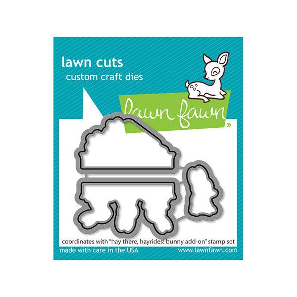 Lawn Fawn Hay There, Hayrides! Bunny Add-On Coordinating Dies lf3358