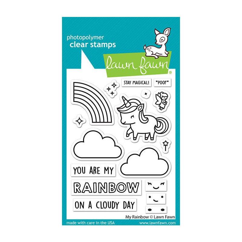 Lawn Fawn My Rainbow Clear Stamps lf3362