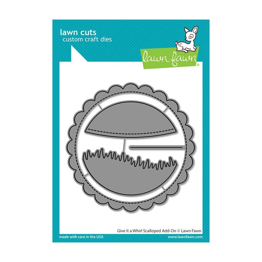 Lawn Fawn Give It a Whirl Scalloped Add-On Die lf3367