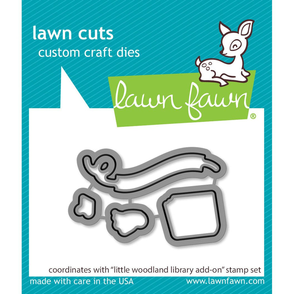 Lawn Fawn Little Woodland Library Add-On Dies lf3489