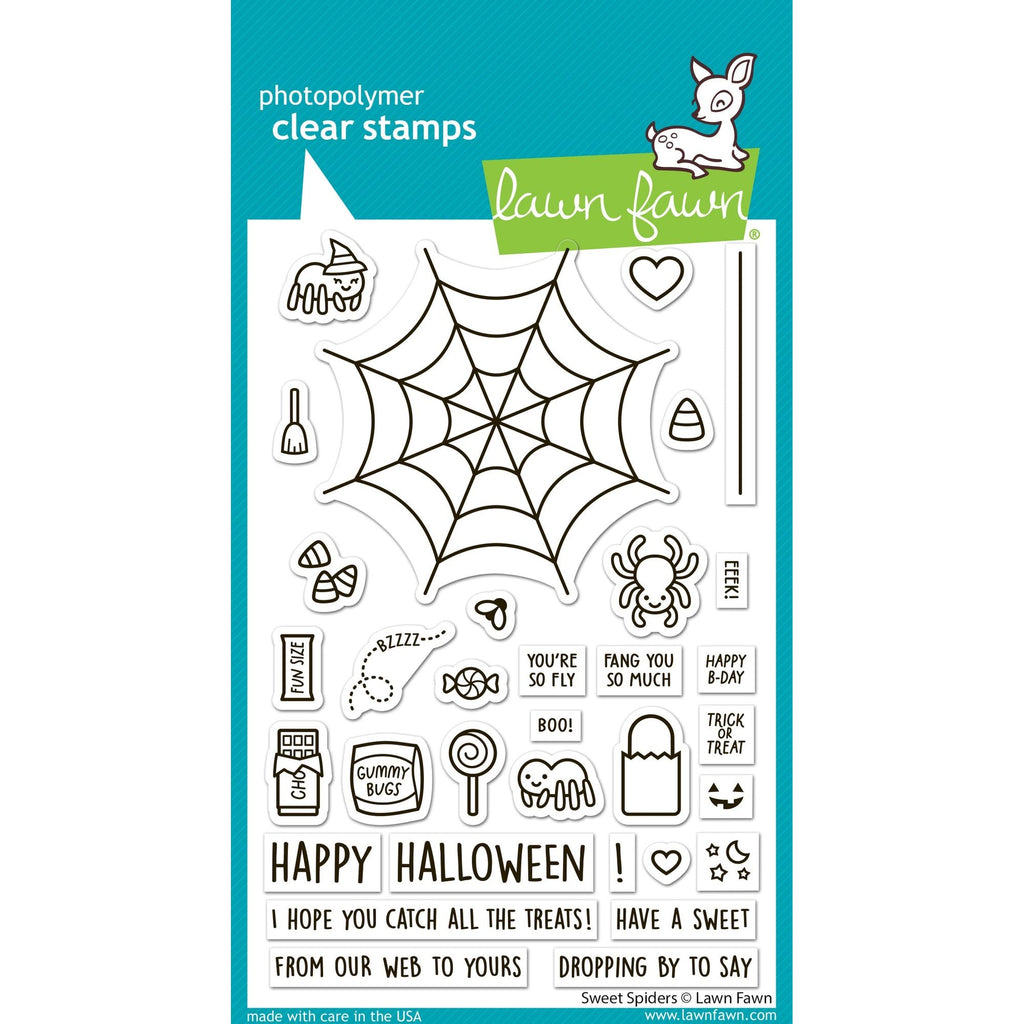 Lawn Fawn Sweet Spiders Clear Stamps lf3492