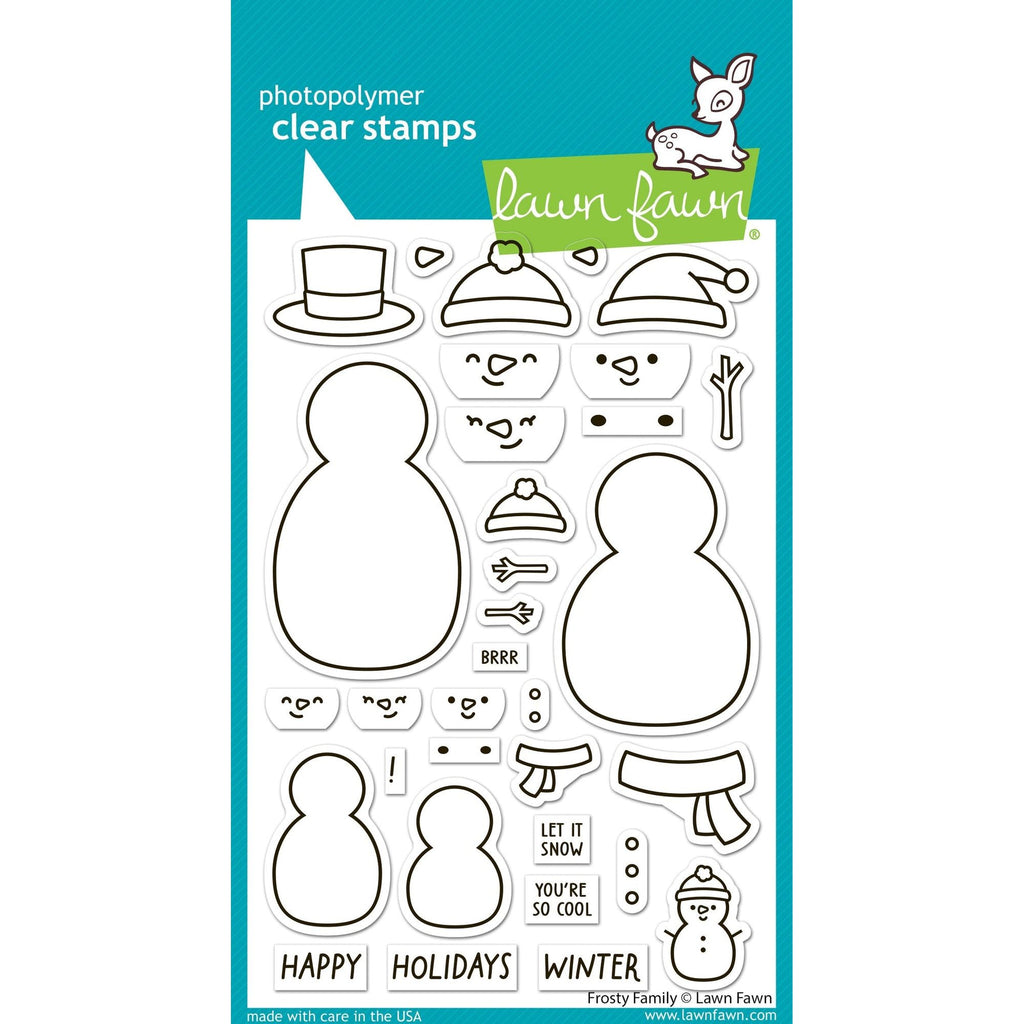 Lawn Fawn Frosty Family Clear Stamps lf3504