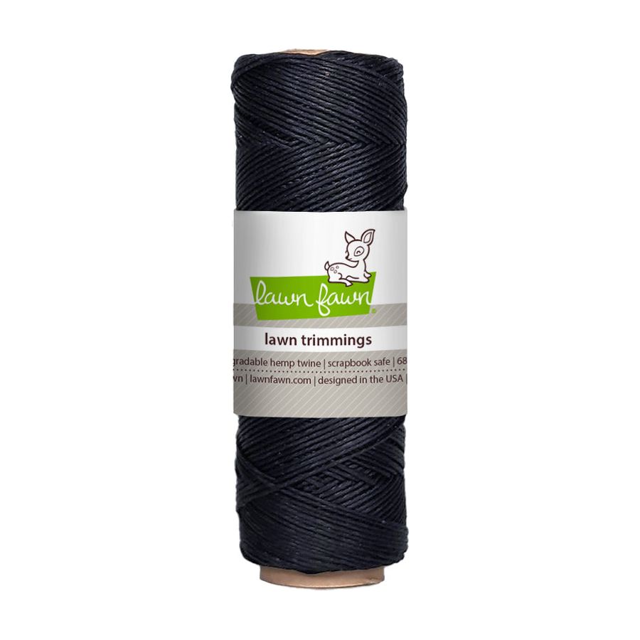 Lawn Fawn Black Hemp Twine lf3536