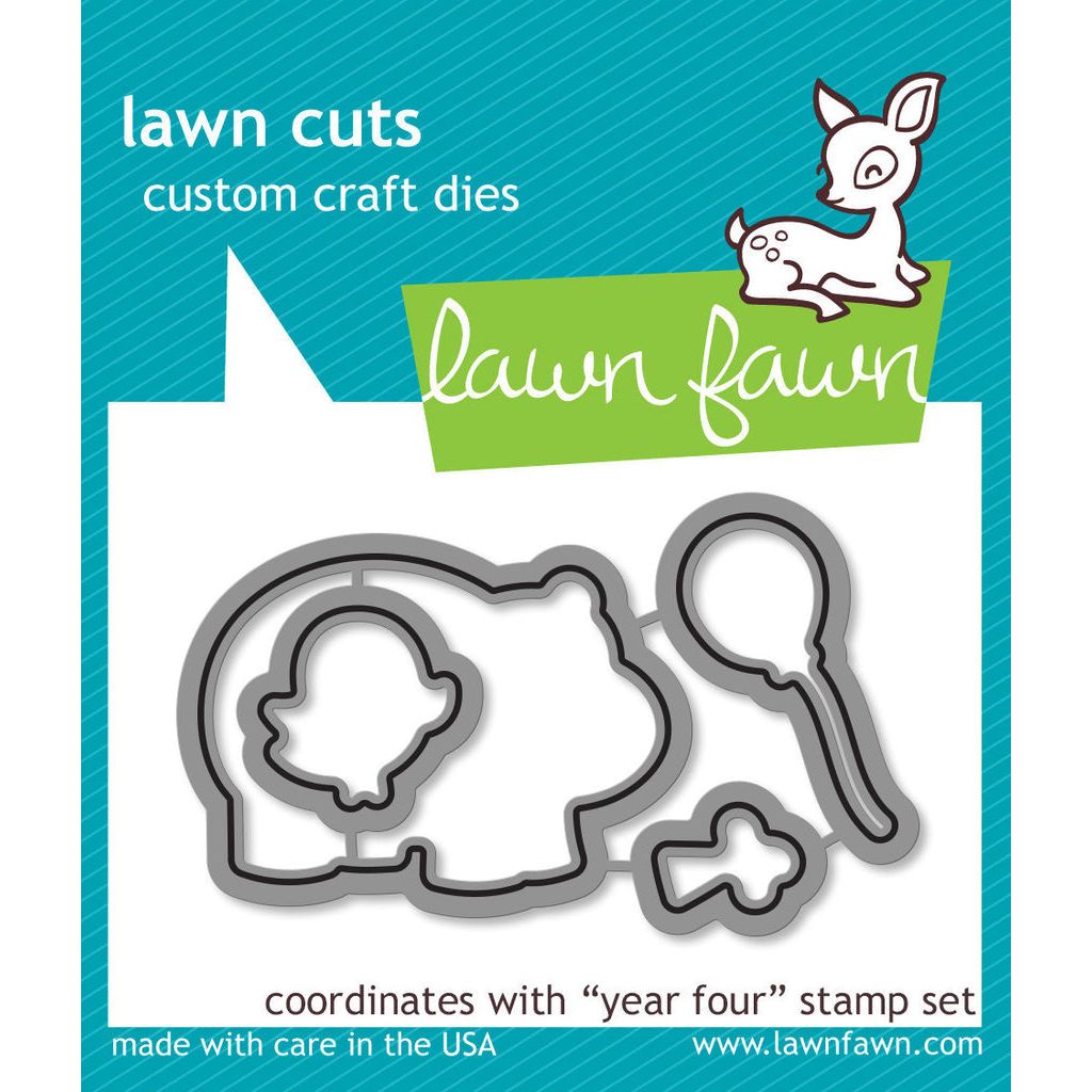 Lawn Fawn Year Four Lawn Cuts Dies lf660