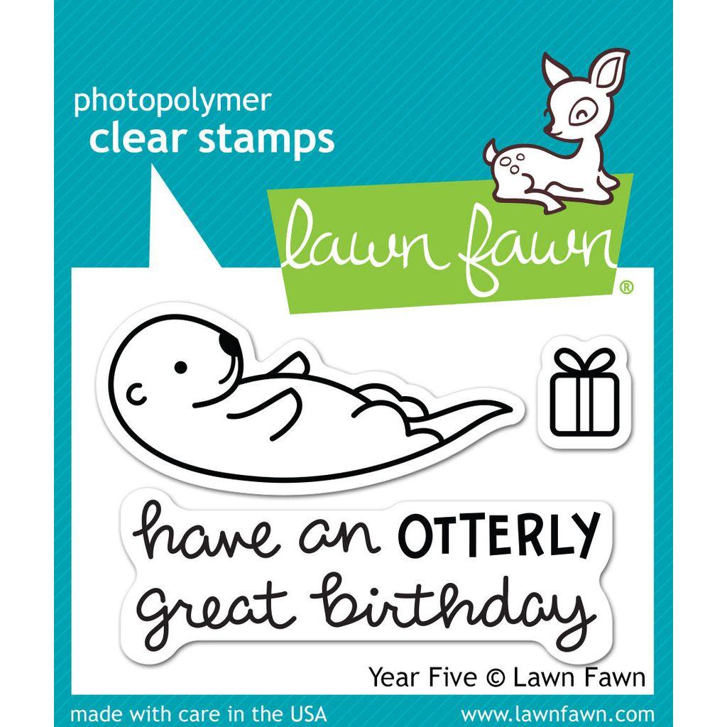 Lawn Fawn Year Five Clear Stamps lf807