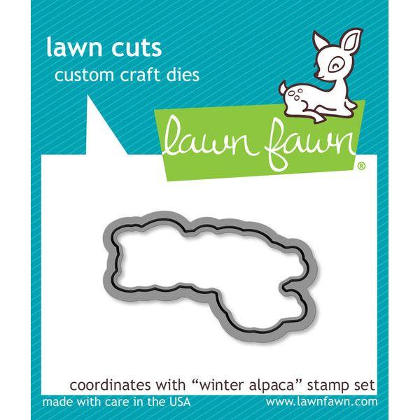 Lawn Fawn Winter Alpaca Lawn Cuts Die lf982