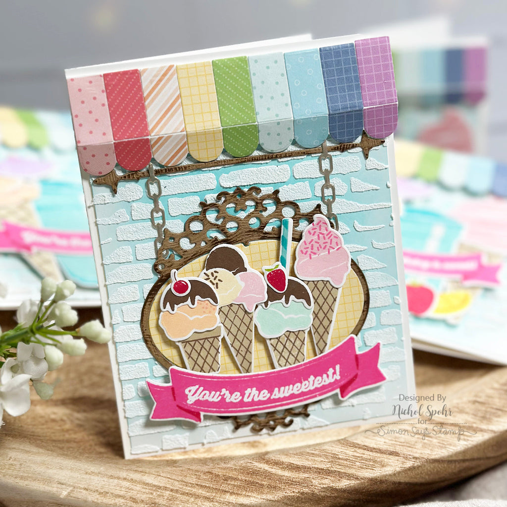 Papertrey Ink A Little Ice Cream Clear Stamps 1587 so sweet | color-code:ALT01