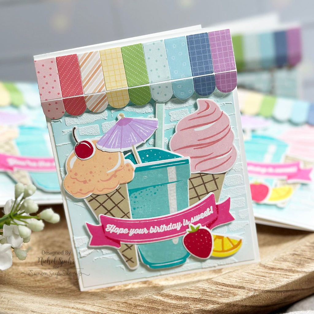 Papertrey Ink Frozen Delights Dies pti-0801 ice cream | color-code:ALT01