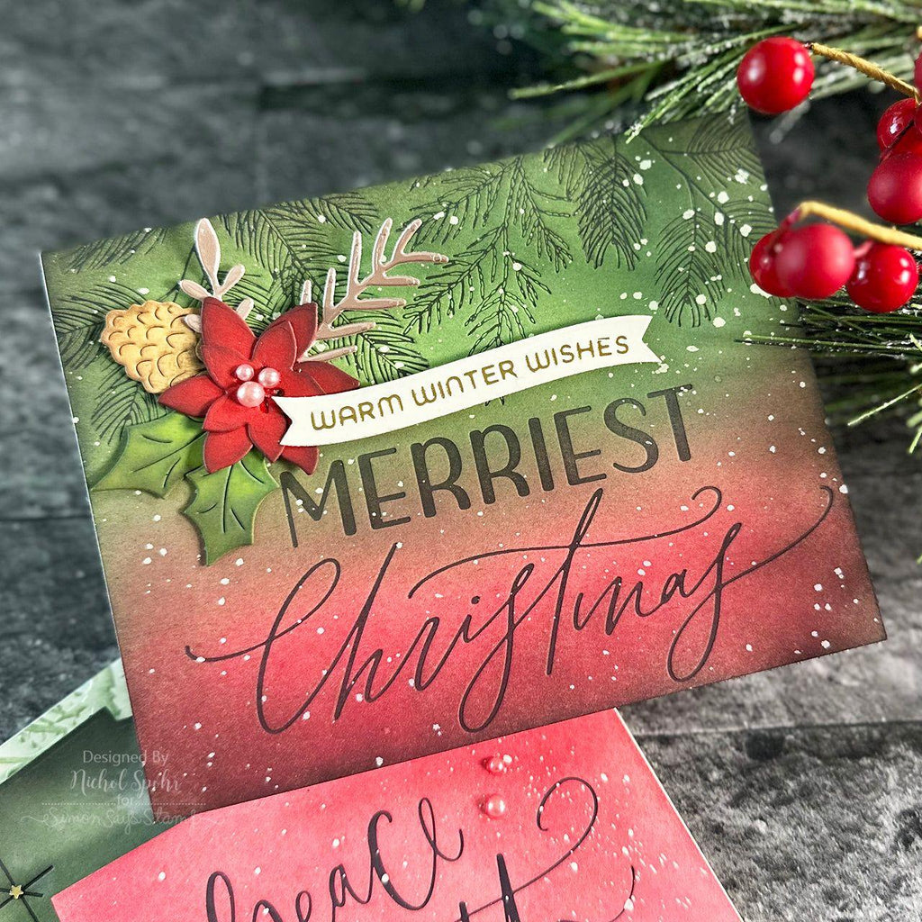 BP-068 Spellbinders Merriest Christmas Press Plates christmas card | color-code:ALT01