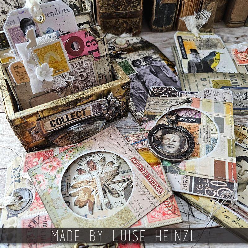 Tim Holtz Idea-ology Sticker Book Postmarked th94387 luise