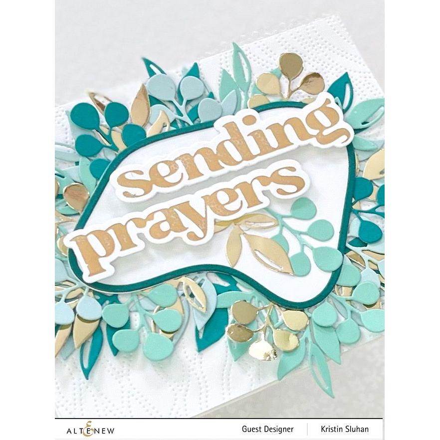 Altenew Dotted Waves Debossing Cover Die ALT7951 prayers