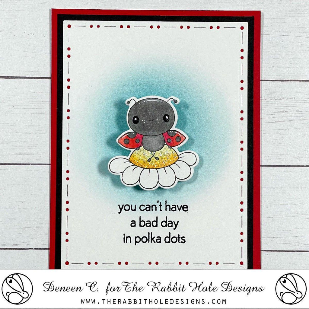 The Rabbit Hole Designs Lady Bug Coordinating Dies trh-230d no bad days