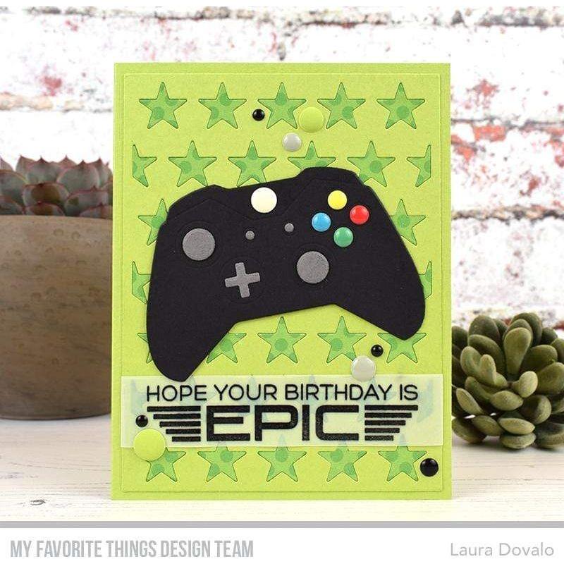 My Favorite Things Game Controller Die-Namics mft1602 epic birthday