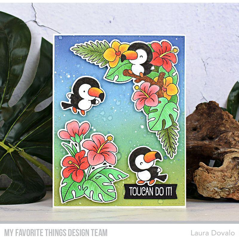 My Favorite Things Tropical Toucans Clear Stamps and Dies Toucan Do It | color-code:alt1